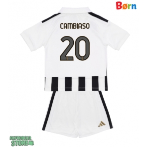 Juventus Andrea Cambiaso #20 Replika Babytøj Hjemmebanesæt Børn 2026-27 Kortærmet (+ Korte bukser)